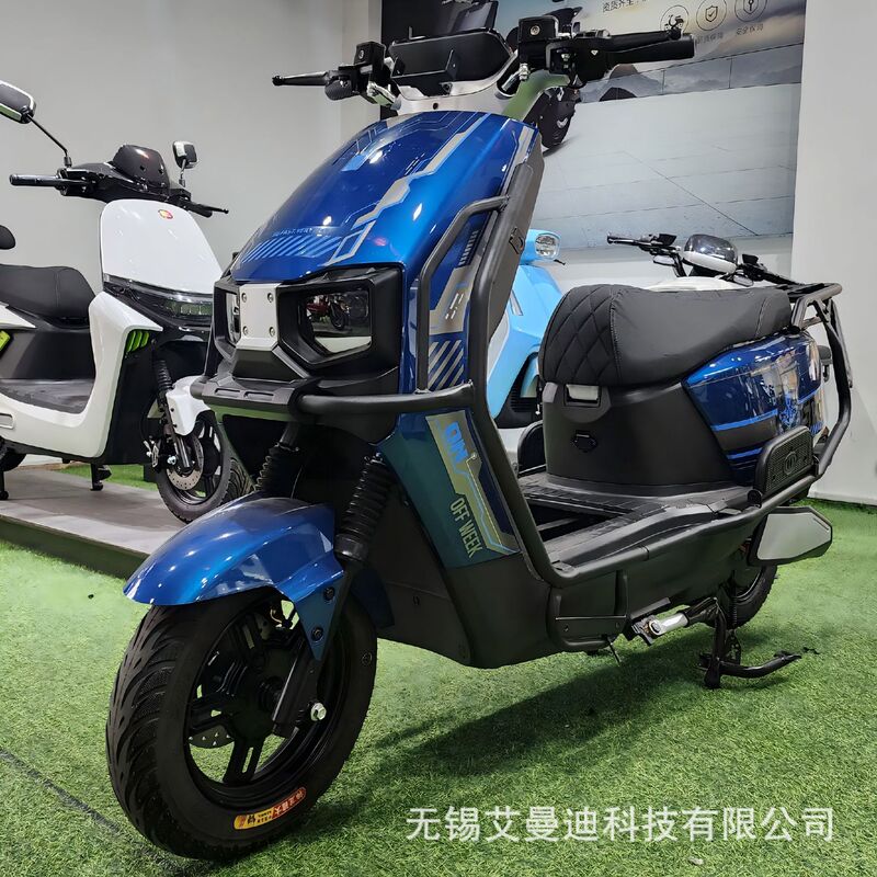 Cross-Border High-Speed Electric Motorcycle 72V Lithium Battery Adult Electric Bicycle Exclusively for Export