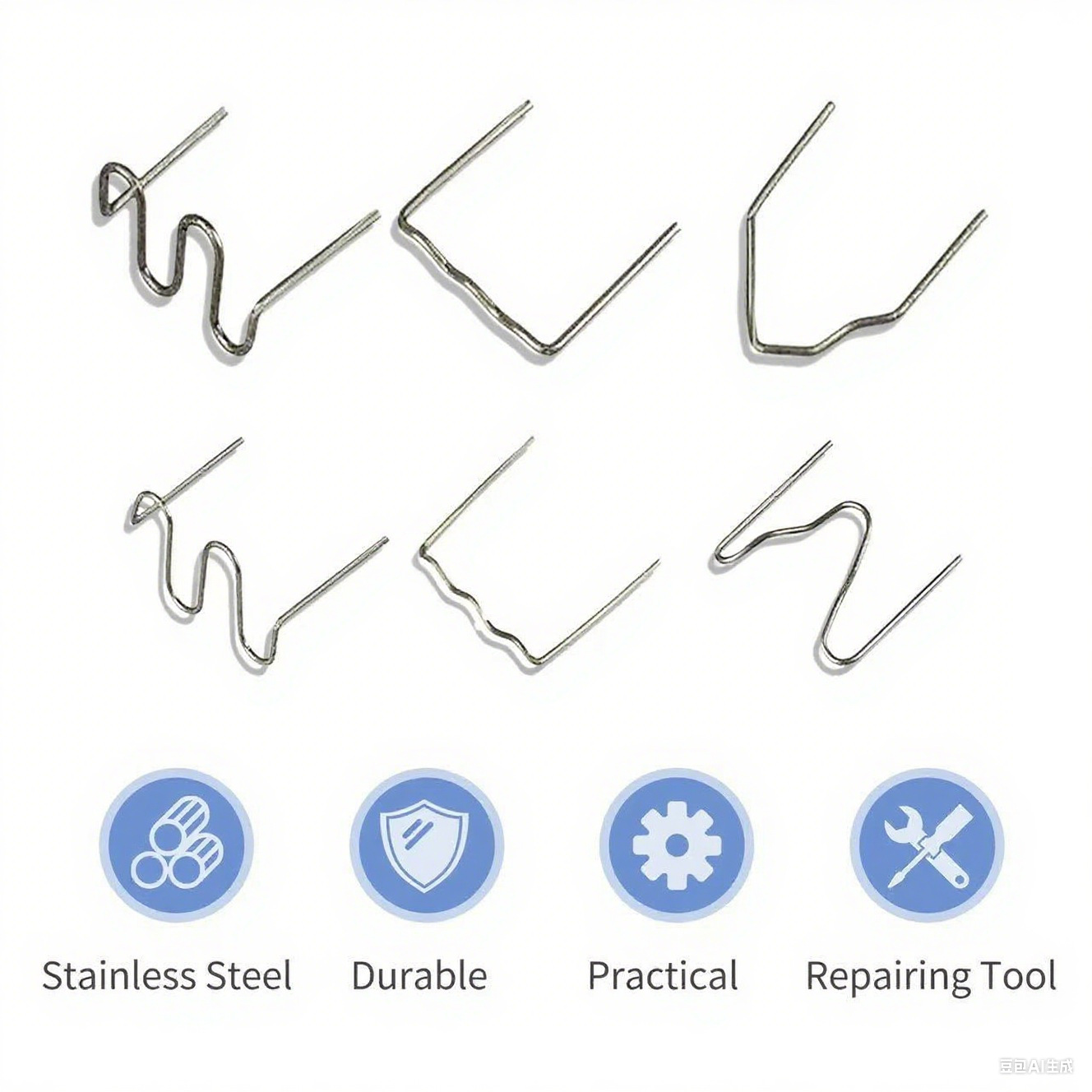 Car Bumper Repair Welding Wire Nails Plastic Bumper Crack Repair