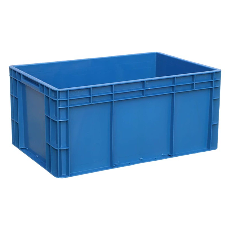 Пластиковый утолщение EU логистический ящик с крышкой для автозапчастей