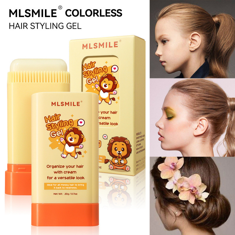 Mlsmile Cross-Border Children's Hair Styling Stick for Men and Women, Anti-Frizz, Moisturizing, and Nourishing Hair Wax Stick
