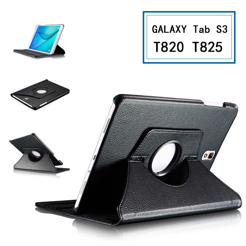 For Samsung Galaxy Tab S3 9.7 SM-T820 Tablet Case T825 Rotating Protection Leather Case