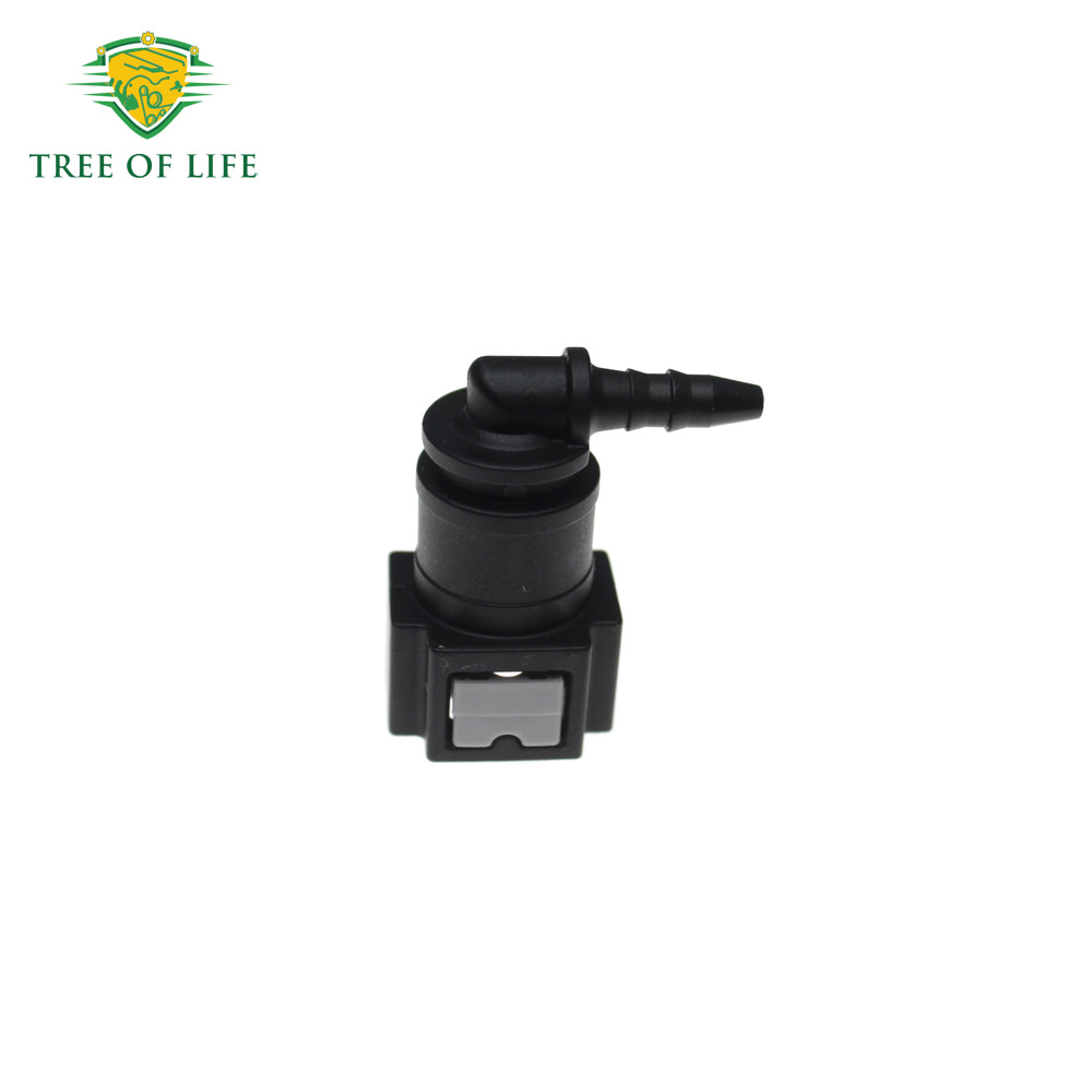 ID3 7.89 90-degree car fuel line quick connector hose fitting nylon oil pipe quick connect and quick release