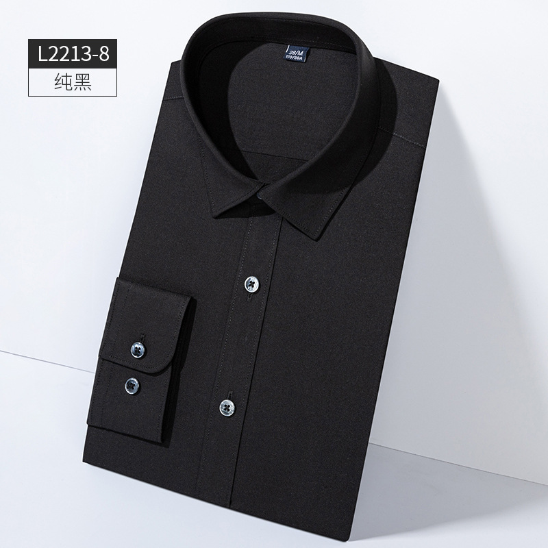 Camisas de seda de morera para hombres sin quemar herramientas de ocio de negocios camisas profesionales para hombres cuatro estaciones de viaje transpirables mangas largas