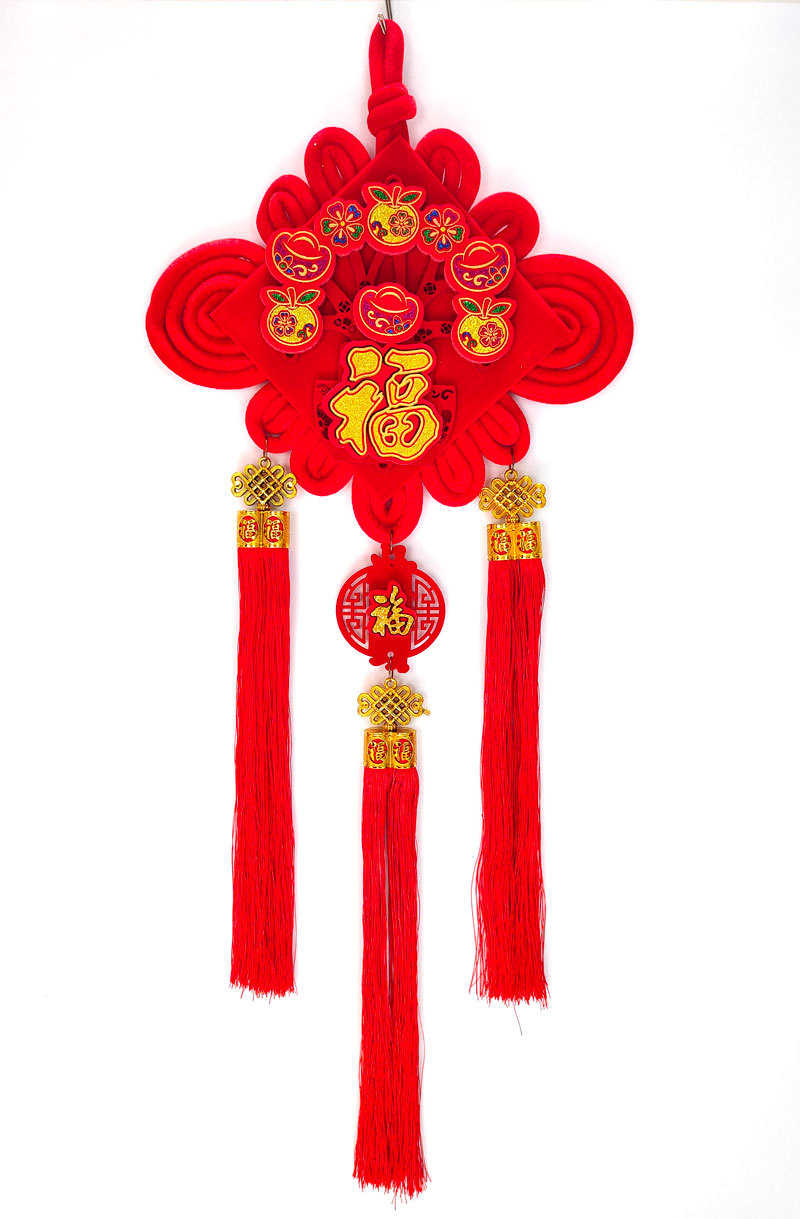 六六顺发财树挂件大号