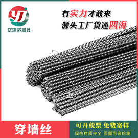 穿墙丝生产厂家m12m14m16穿墙螺丝对拉丝杆建筑对拉螺栓穿墙螺杆