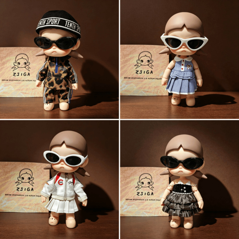 Only Doll Clothes】Gazi Sister Doll Clothes 1/8 Jointed Doll Clothes Sportswear Set Trendy Skirt Set