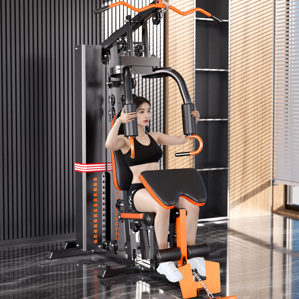 Máquina de Entrenamiento Integral Yulong, Equipo de Fitness Doméstico de Una Sola Estación, Máquina Multifunción Integrada de Alta Resistencia para Gimnasio Comercial