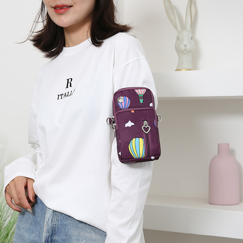 Bolso monedero clave bolso del teléfono móvil brazo femenino Halter muñeca bolsa mensajero bolsa madre mini bolso para los ancianos