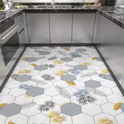 Avtomobil döşəmə paspasları — Foot Mats, Full Coverage Mats - hexagon-h004-5080cm-pvc