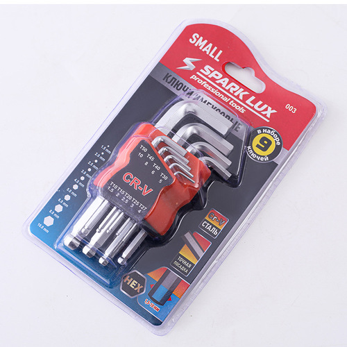 Hexagonal wrench set, 6-corner screwdriver, plum-shaped hexagonal metric multifunctional combination tool