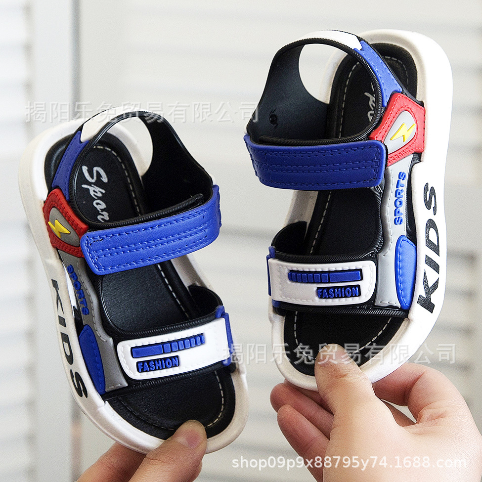 2025 New Summer Boys' Sandals Casual Non-Slip Boys' Sandals Comfortable Boys' Slippers