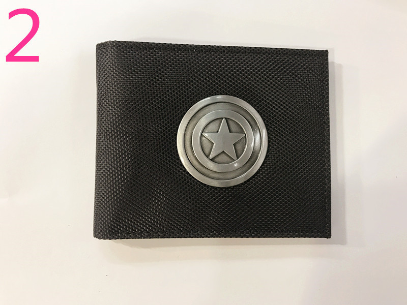 Estudiante de los hombres y las mujeres corto de metal monedero titular de la tarjeta