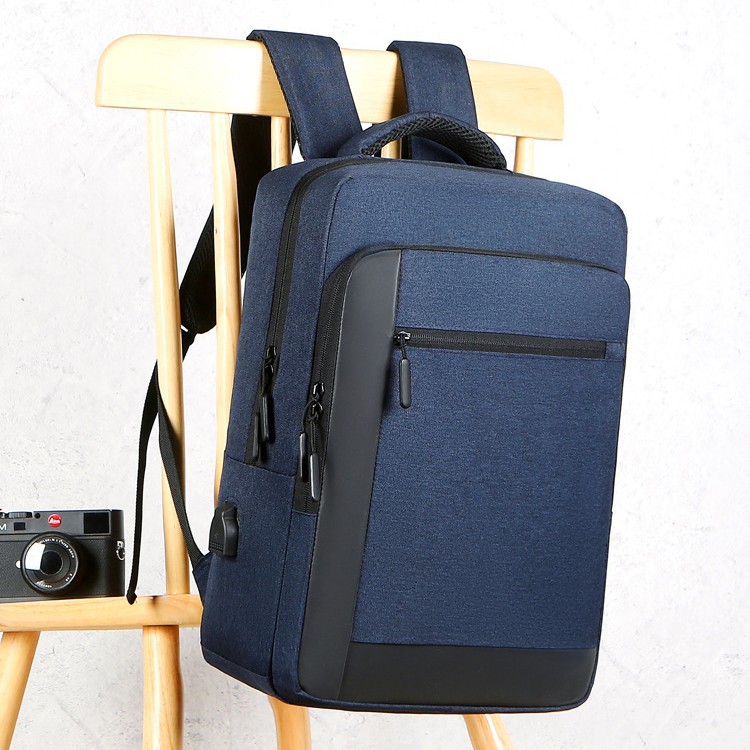 Business Backpack For Men With Usb Port Charging Travel Laptop Bag_voghion.com