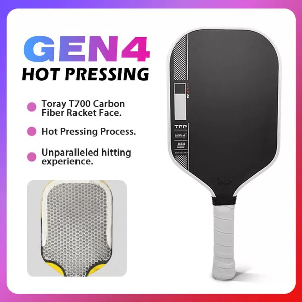 Perseus Fourth Generation Gen4 Carbon Fiber Pickleball Paddle 16mm Ultra-Light