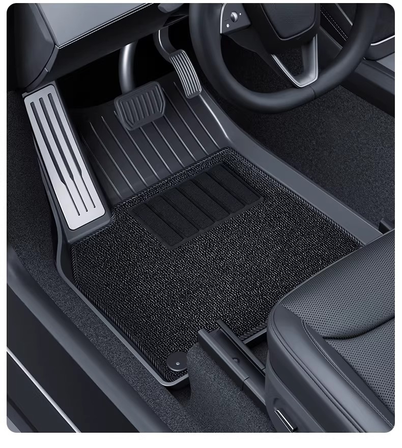Suitable for the Updated Version of Model Y/Yl/3 Tesla, Full-Coverage Tpe Floor Mats, Official Website Tesla Accessories