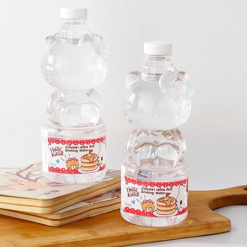 タイ輸入サンリオハローキティハローキティミネラルウォーター純水飲料711飲料かわいいボトル|undefined
