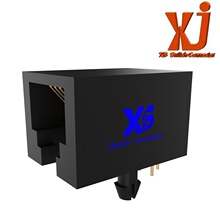 电器网络RJ45母座 通讯RJ45接口 网线RJ45母座卧式 医疗RJ45插座