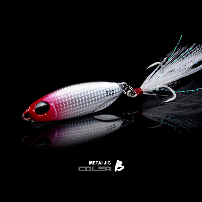 Sinking Jigging Spoon Lures Deep Diving Jigging Spoon Baits Fresh Water Bass Swimbait Tackle Gear