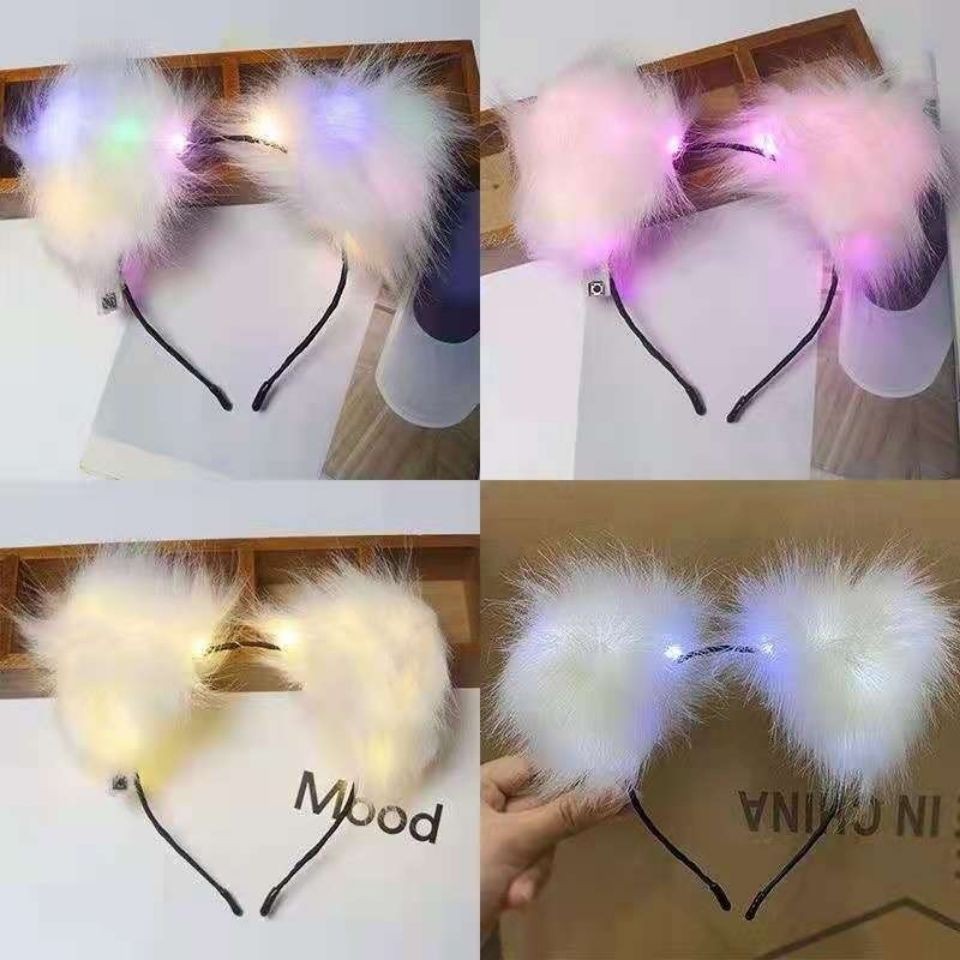 Headband with light