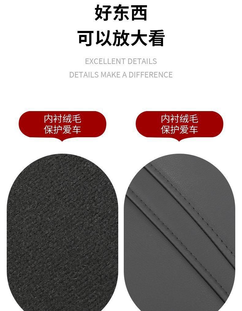 Suitable for Audi Q5L/Q3/Q7Q8/A3A3L/A4LA6L seat anti-kick pads, rear seat anti-kick pads for the car interior