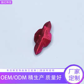 定制DIY婚纱礼服手缝爪钻 国A玻璃爪钻10*20长条爪钻玻璃耳朵爪钻