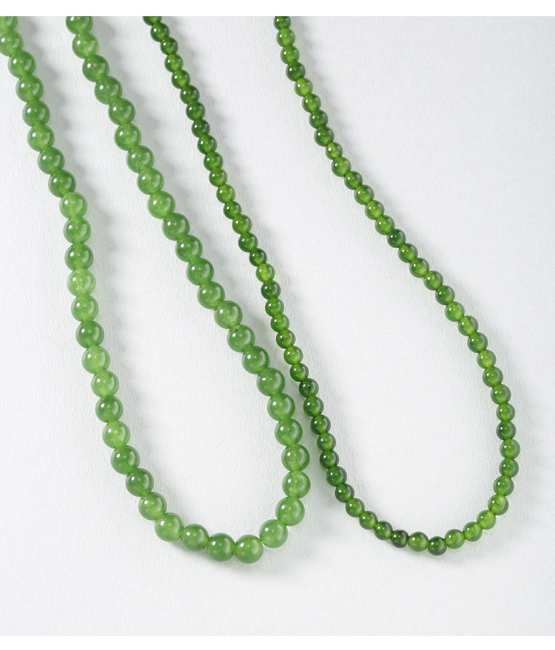 All Seasons Season 1 Piece 925 Sterling Silver Add Color Jasper Geometric 925 Sterling Silver Add Color Jasper Beaded Chain Necklace