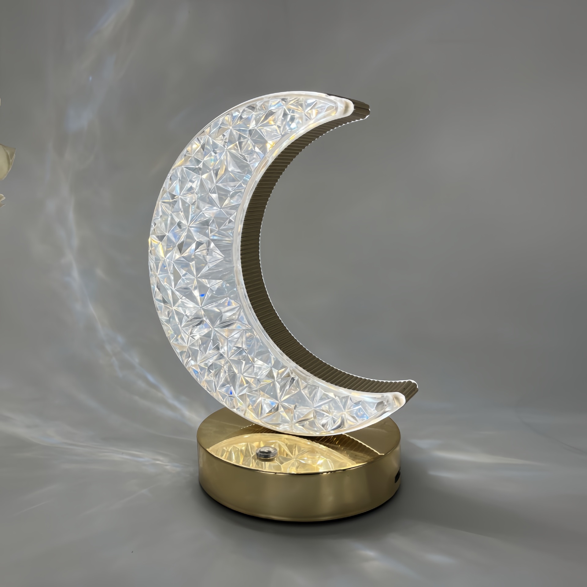 Lámpara nocturna creativa con forma de luna y estrella, famosa en internet, lámpara de camping, luz ambiental para dormitorio, regalo de cumpleaños, lámpara de mesa pequeña, regulable.