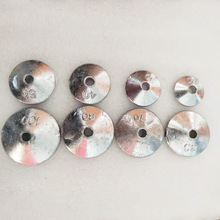 跨境批发通心翻版铅坠糠饼钩斗笠形铅坠海钓远投海竿中空翻板铅坠