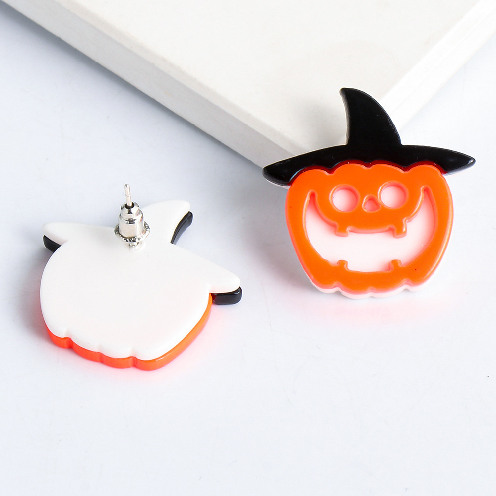 Halloween Geometric Resin Earrings Wholesale Jewelry Nihaojewelry display picture 20