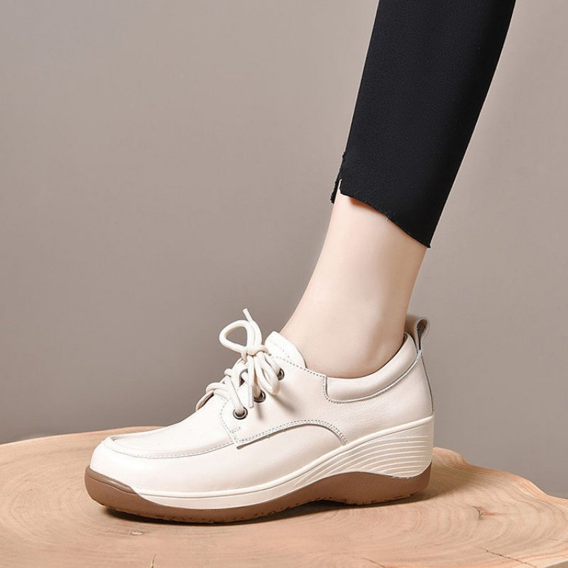 Breathable universal trend polyurethane rubber low shoes wedge heel…