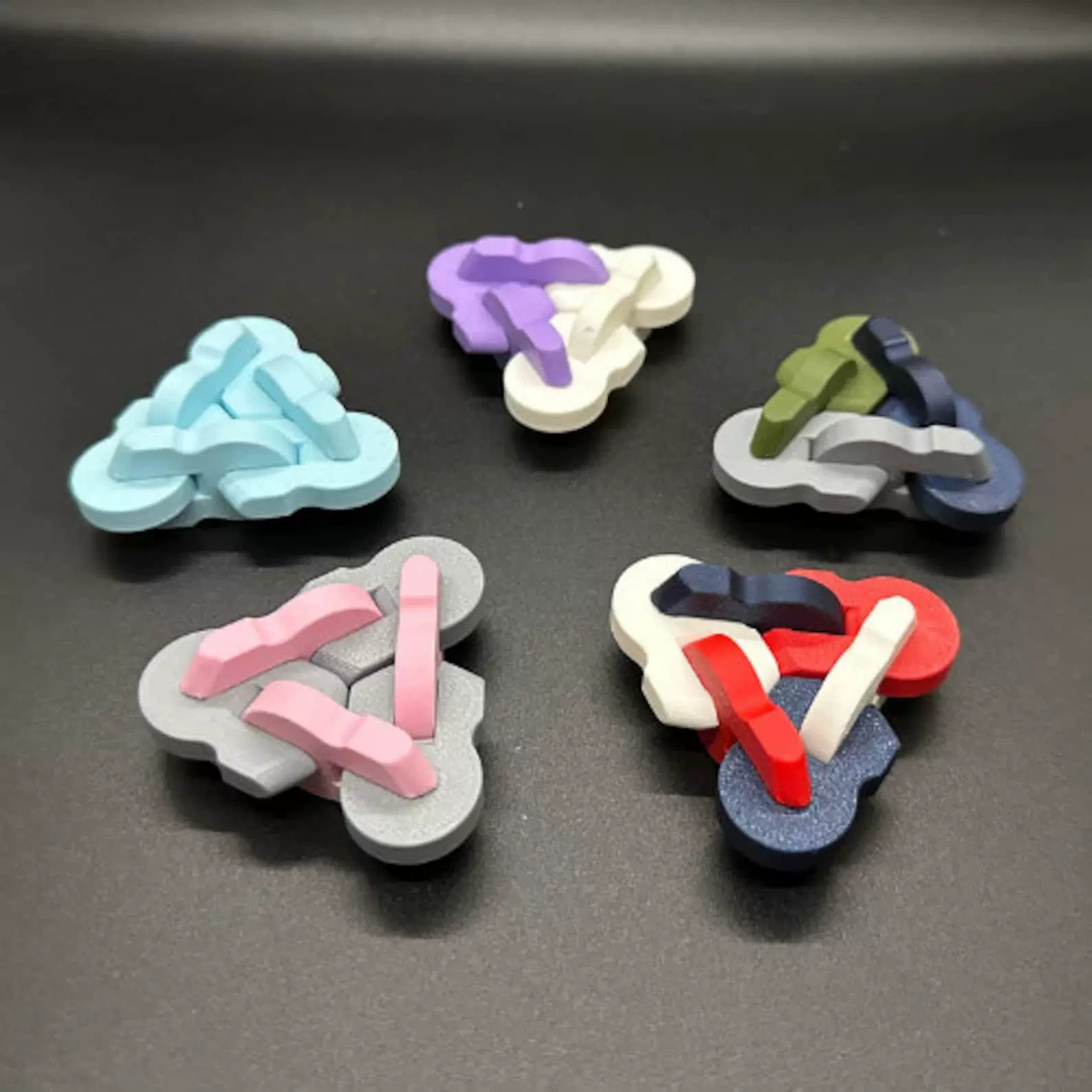 跨境新款Fiddlink烦躁指尖解压翻翻乐Fidget toy多动症手部锻炼器