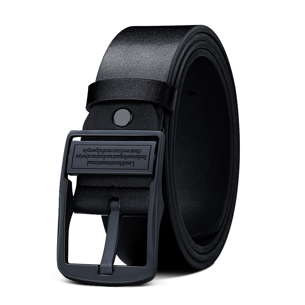 cinturón de hombre cinturón de aguja cinturón de cuero de vaca cinturón de negocios cinturón de cuero pu cinturón al por mayor [enviar perforador]