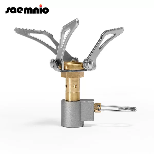Cross-border Quality Outdoor Camping Equipment Portable Ultra-light Pocket Stove Integrated Stove Folding Mini Camping Gas Stove