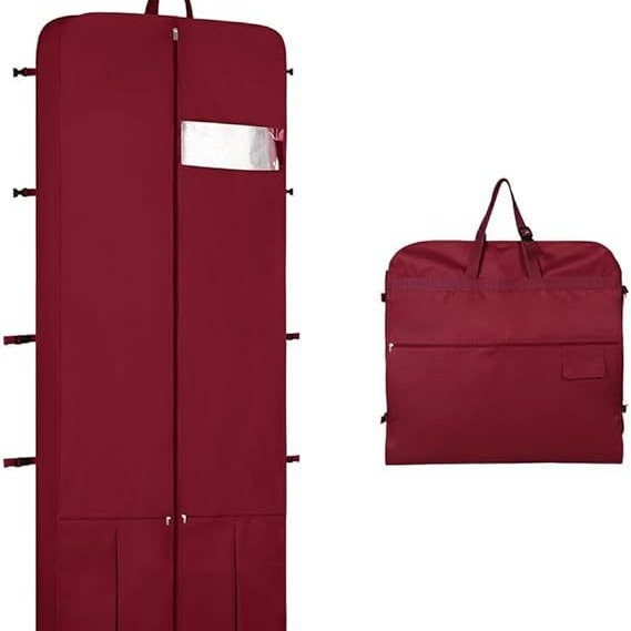 72inch 버건디 웨딩드레스 커버