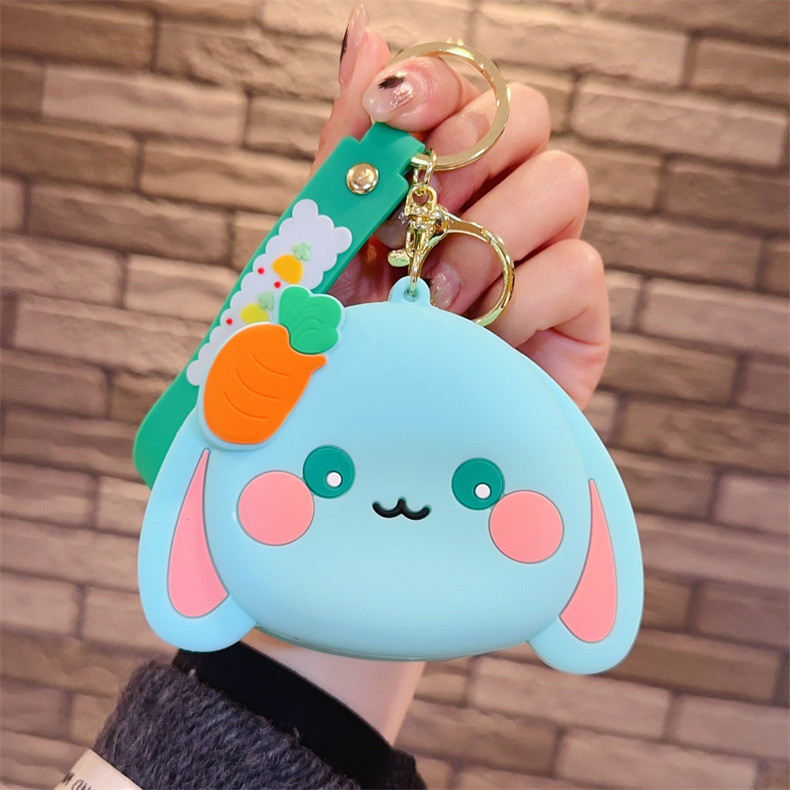 당근 토끼-녹색