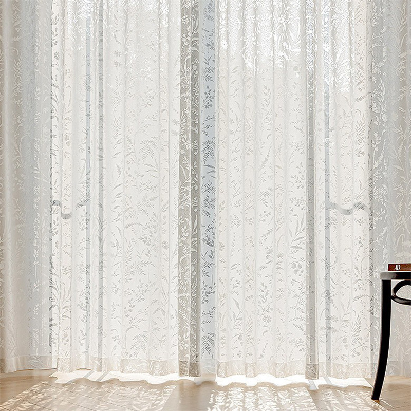 2.8m high - white with moon branch shadow / 1- 30m (price per meter without processing)