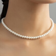 C 65221 Sparkling Pearl Necklace ������������ ŷ���羳