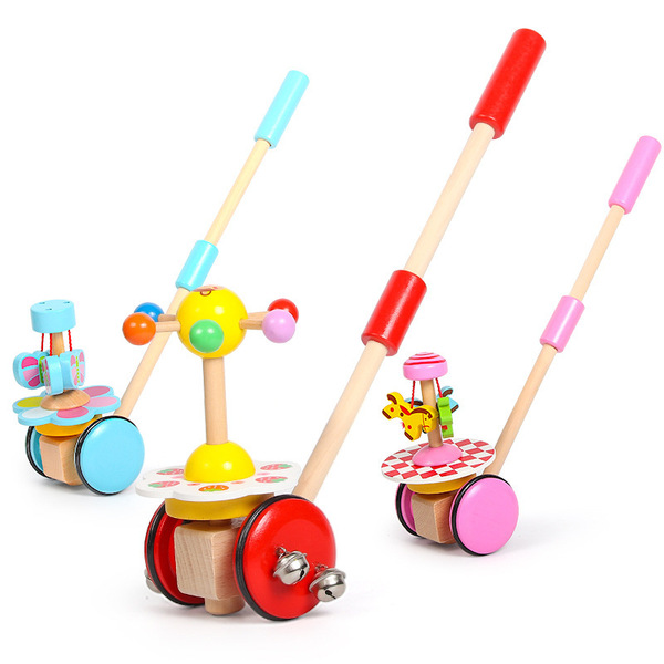 wooden children's small big cartoon smart toy