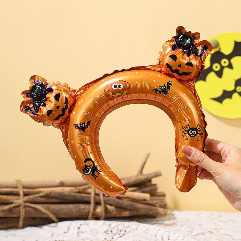 【新品】ハロウィーン装飾手首風船カボチャの雰囲気イベント写真撮影カード道具プレゼント|undefined