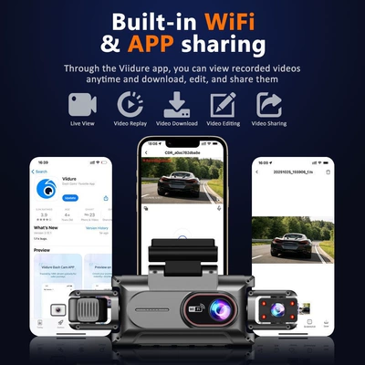 Cameras, Wifi Mobile Phone Connectivity, Driving recorder