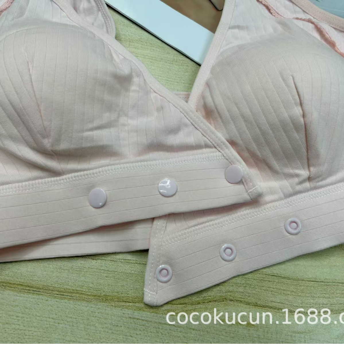 B0556 inventario de algodón de alta calidad botón frontal belleza espalda sujetador deportivo de tamaño grande ropa interior de la madre para mujeres reunidas anti-caída delgada