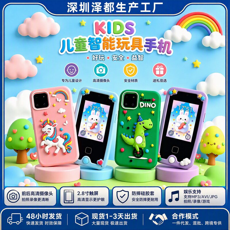 Cross-Border Children's Mini Mobile Phone with High-Definition Eye Protection, Mini Camera That Can Take Photos, Multi-Functional Children's Educational Touch-Screen Mobile Phone Cross-Border Children's Mini Mobile Phone with High-Definition Eye Protection, Mini Camera That Can Take Photos, Multi-Functional Children's Educational Touch-Screen Mobile Phone