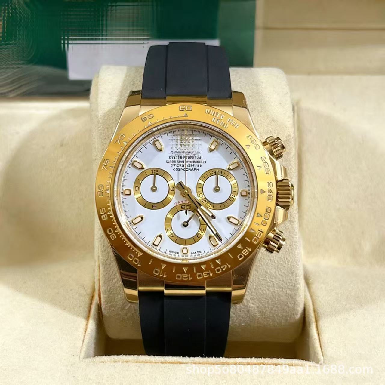 Laojia Cosmic Chronograph Ditona fábrica de relojes limpios Panda Diyu Wenle con el mismo reloj mecánico de acero para hombres