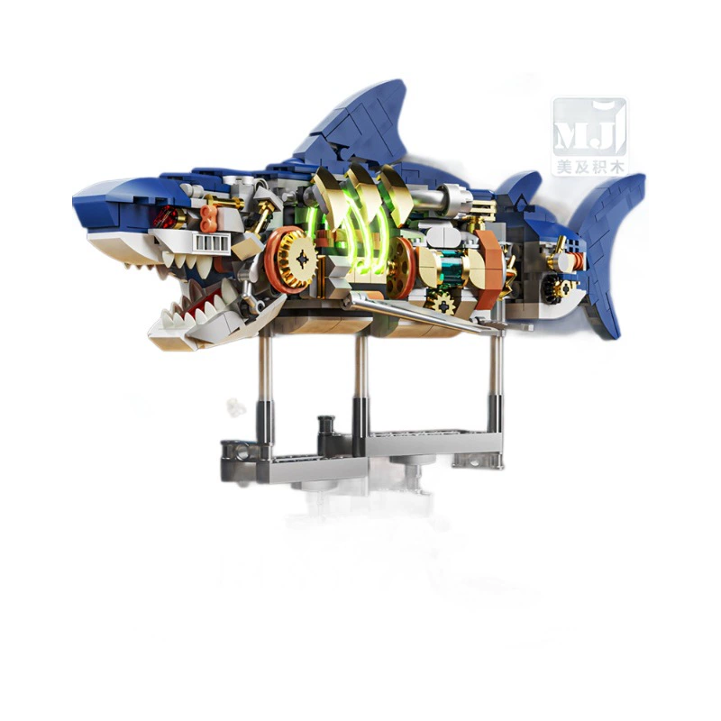 Lego, (Cross-border trading), mechanical shark, constructor, dinosaur, toy, praying mantis
