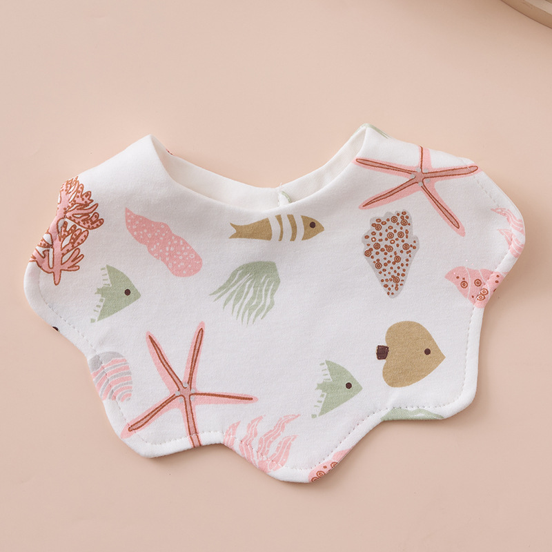 핑크 해초 [큰 꽃잎 턱받이]