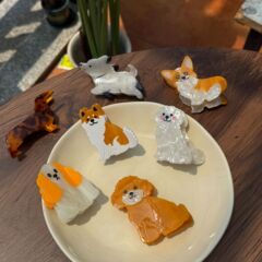 新しい子犬楽しい酢酸クリップテディコーギー漫画動物ヘアクリップダックスフント後頭部サメクリップ