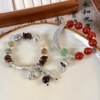 Ethnic crystal, retro beaded bracelet, jewelry, ethnic style, Chinese style