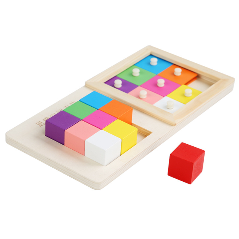 Cuadro de espacio de pensamiento para ejercitar el pensamiento de los niños, cultivar la capacidad lógica, sin rebabas, no es fácil de descolorar, inodoro, no lastiman las manos