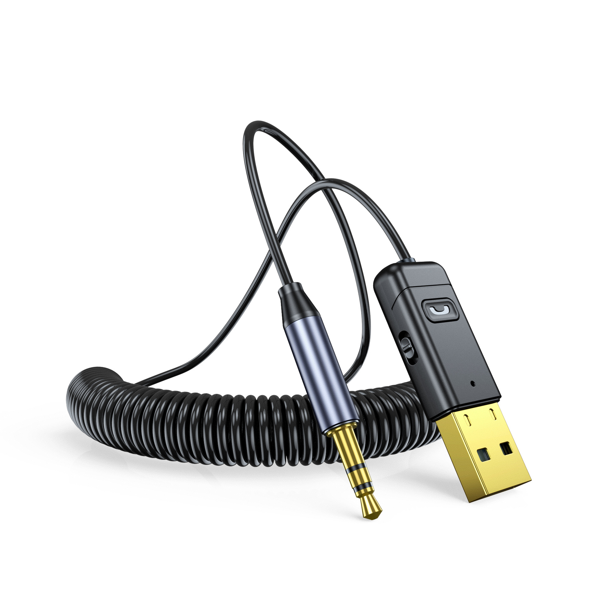 Car Bluetooth Receiver Bluetooth3.5 Audio Receiver5.0 HDCall AUXAdapter