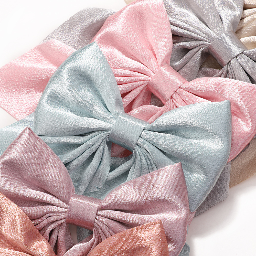 15g Weight Hair Clip Hair Accessories Type 10 Colors Mixed Quantity Holiday, Daily Occasion Bow Knot Pattern Girl'S Gender Simple Style, Classic Style Style Girl'S Simple Style Classic Style Bow Knot Hair Clip 3